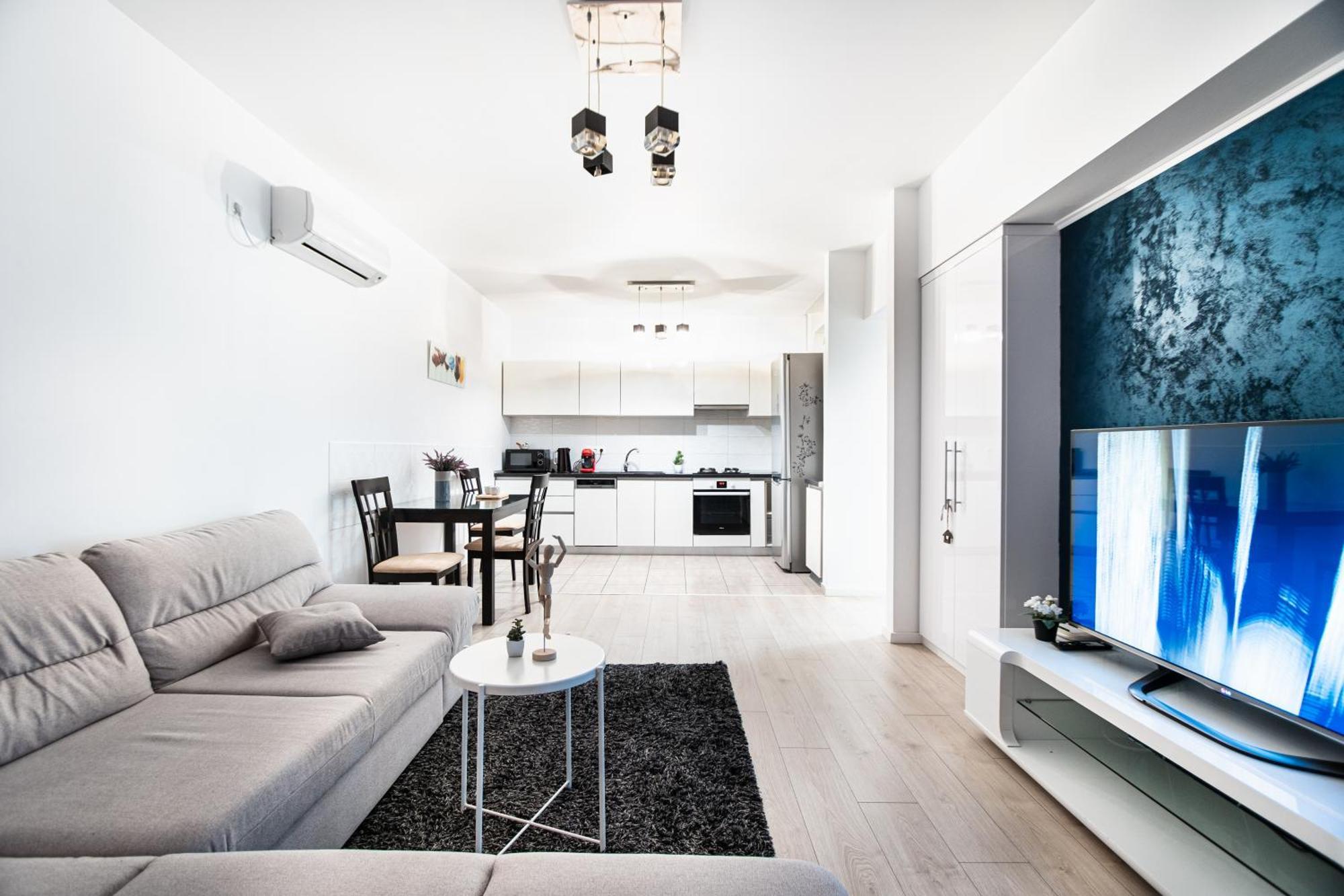 Opal Luxury Aviatiei Apartment Bukares Bagian luar foto