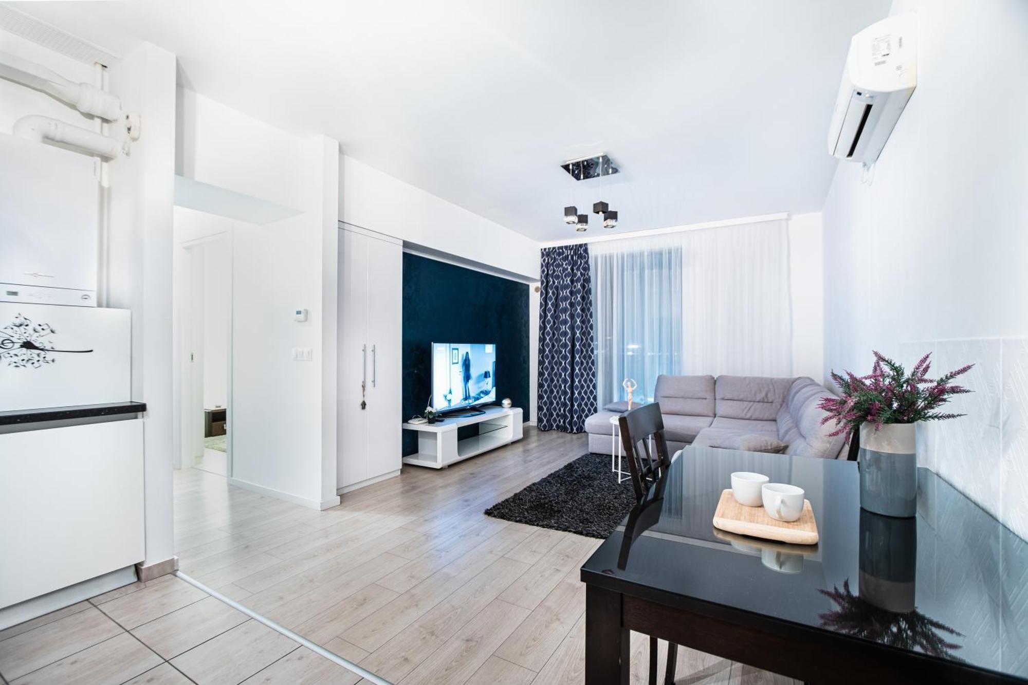 Opal Luxury Aviatiei Apartment Bukares Bagian luar foto